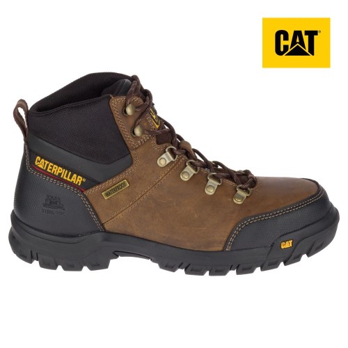 Caterpillar Framework S3 WR HRO SRA Steel Toe Miesten Turvakengät Ruskea/Mustat (VEDUQ)